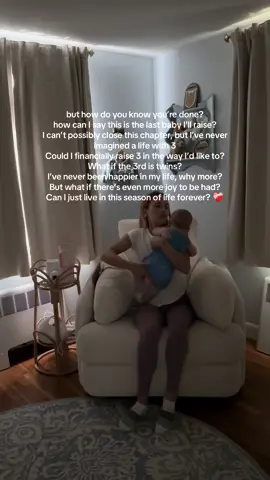 Moms of 3 please weigh in 😩😩😩 I think we are done, but there’s a piece of me that wonders what if ❤️ bonus if you’re a mom of 3 with a 3-4 year age gap for your third because I’m notttt rushing this decision anytime soon 😅🤪 #momofthree #toddlermomsoftiktok #motherhoodmoments #motherhoodunfiltered 