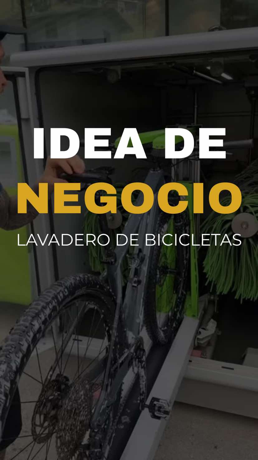 Una idea simple puede convertirse en un negocio millonario 🚲💡 En Alemania inventaron túneles de lavado para bicicletas y el mercado explotó. Innovar no siempre es crear algo nuevo, a veces es adaptar lo que ya funciona. #Emprender #IdeasDeNegocio #Negocios2025 #Emprendedores #negociosdigitales 