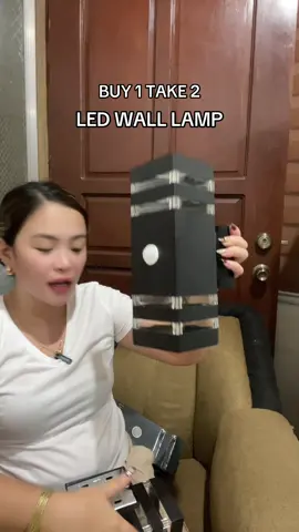 Naka buy 1 take 2 dito kay tiktok. #wallamp #ledwalllamp 