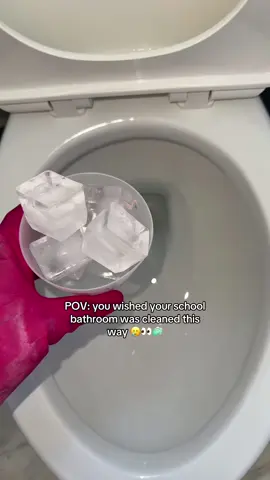POV: giving this toilet the deep clean every school bathroom deserves 💦✨ satisfying scrub + sparkling results = bathroom goals! 🚽✨ #CleanTok #SatisfyingScrub #DeepCleanVibes #BathroomTransformation #ScrubTok 
