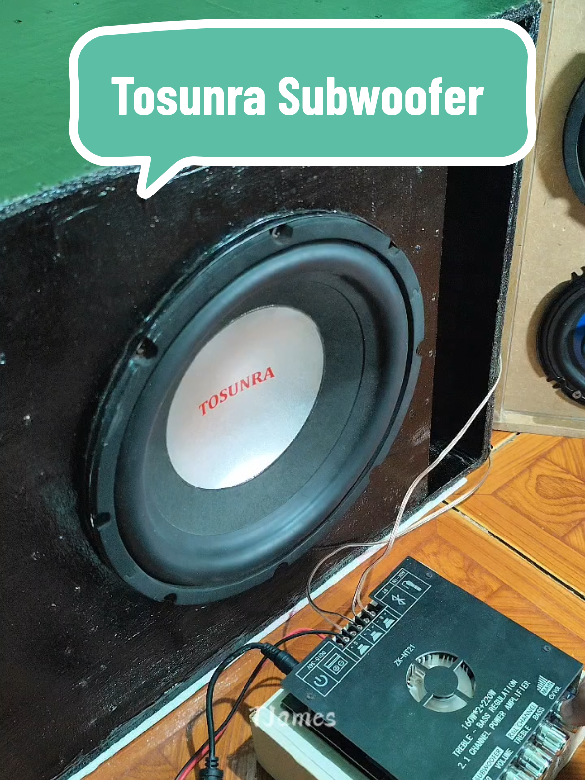 Replying to @fixgearisnotcrime ito boss Amili  solid lakas #bassboosted #speaker #diyspeaker #amplifier #subwoofer 