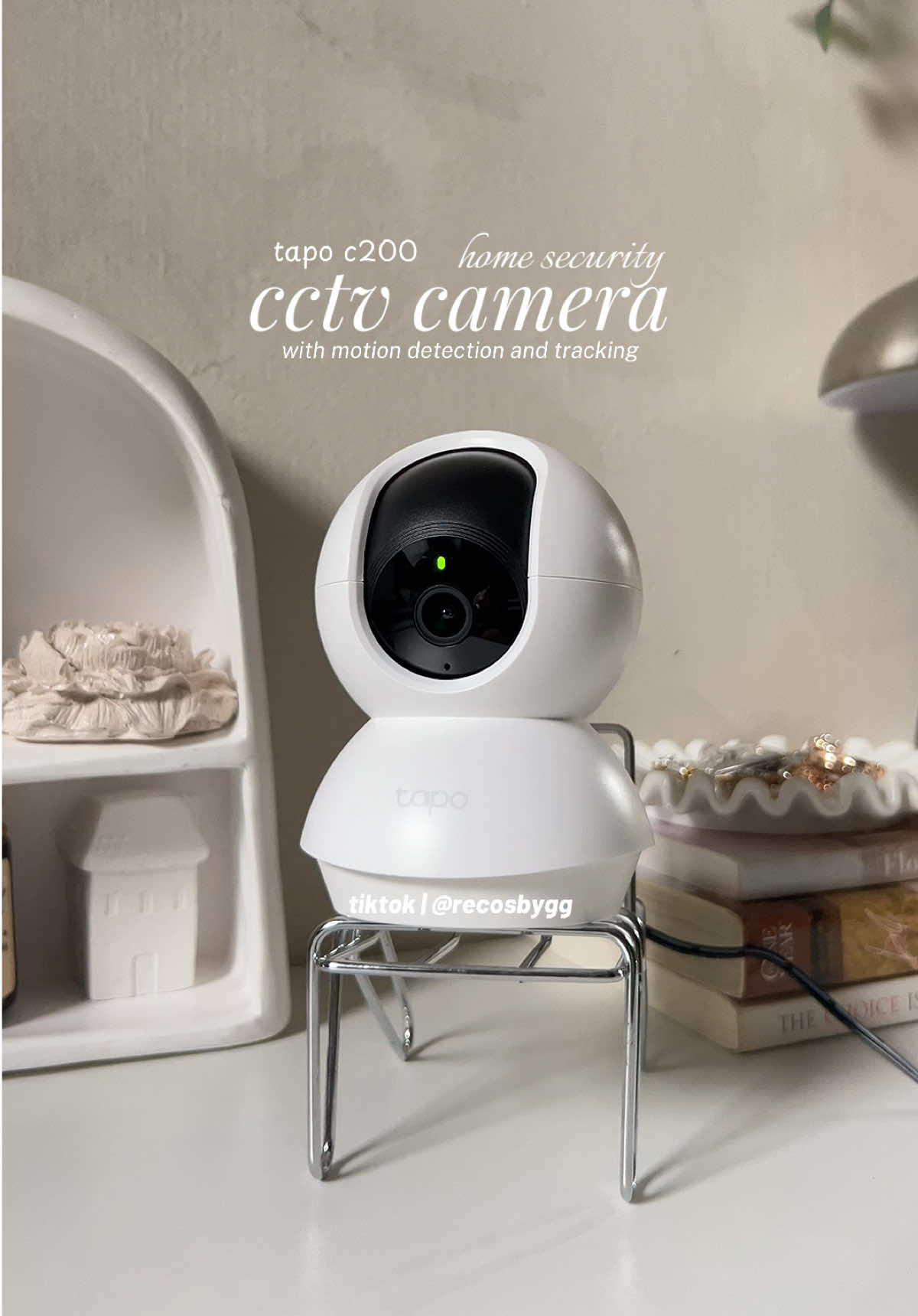 cctv camera na sobrang linaw!  may motion detection, tracking, plus baby crying detection kaya perfect sa mga may baby sa bahay!! 🫶🏻 tapo c200 from @Smartifact Technology ✨  #cctv #tapoc200 #cctvcamera #homeessentials #securitycamera 