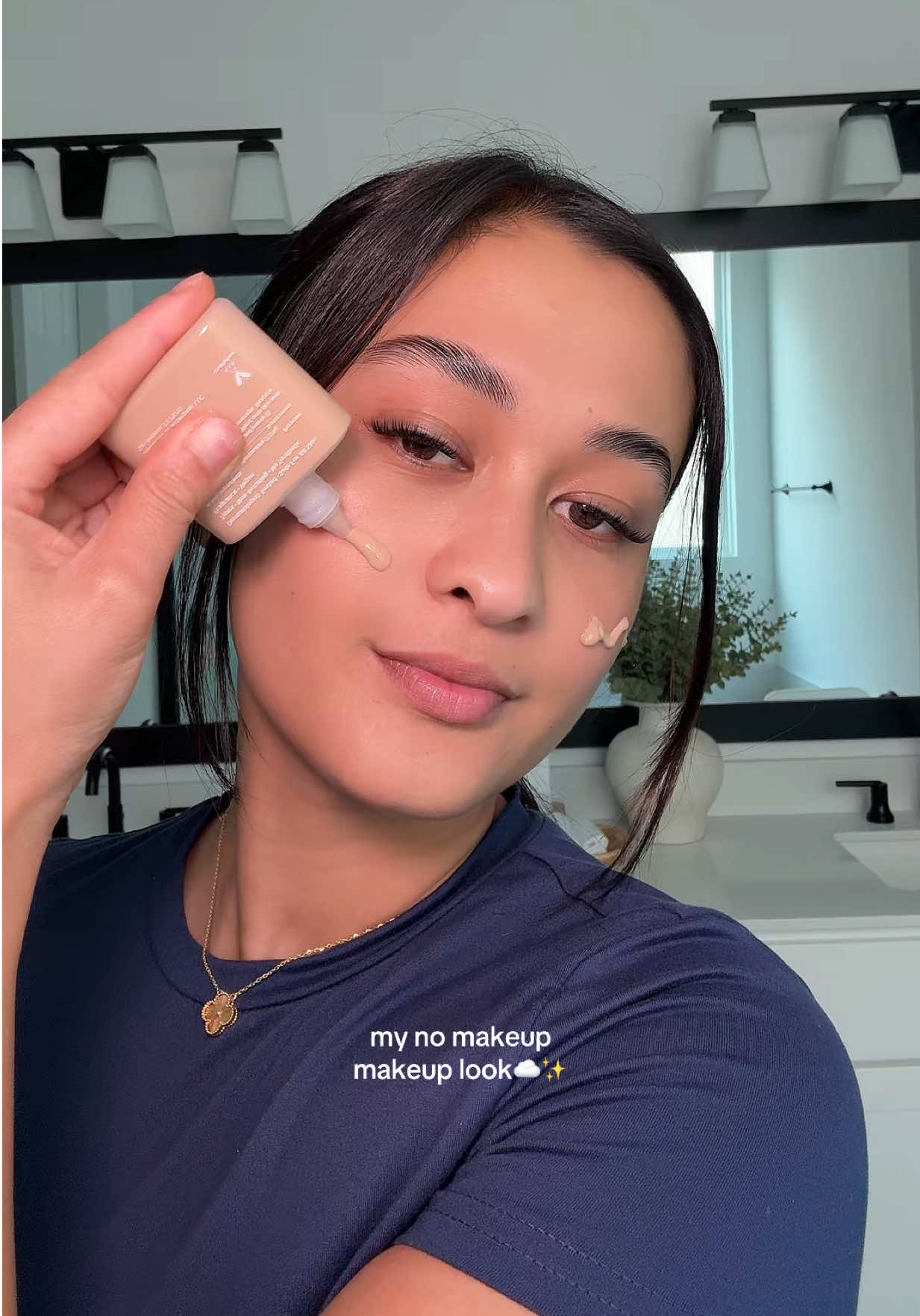 my no makeup, makeup look☁️✨ @Supergoop @rhode skin  @NYX Professional Makeup @LaRochePosayUS 