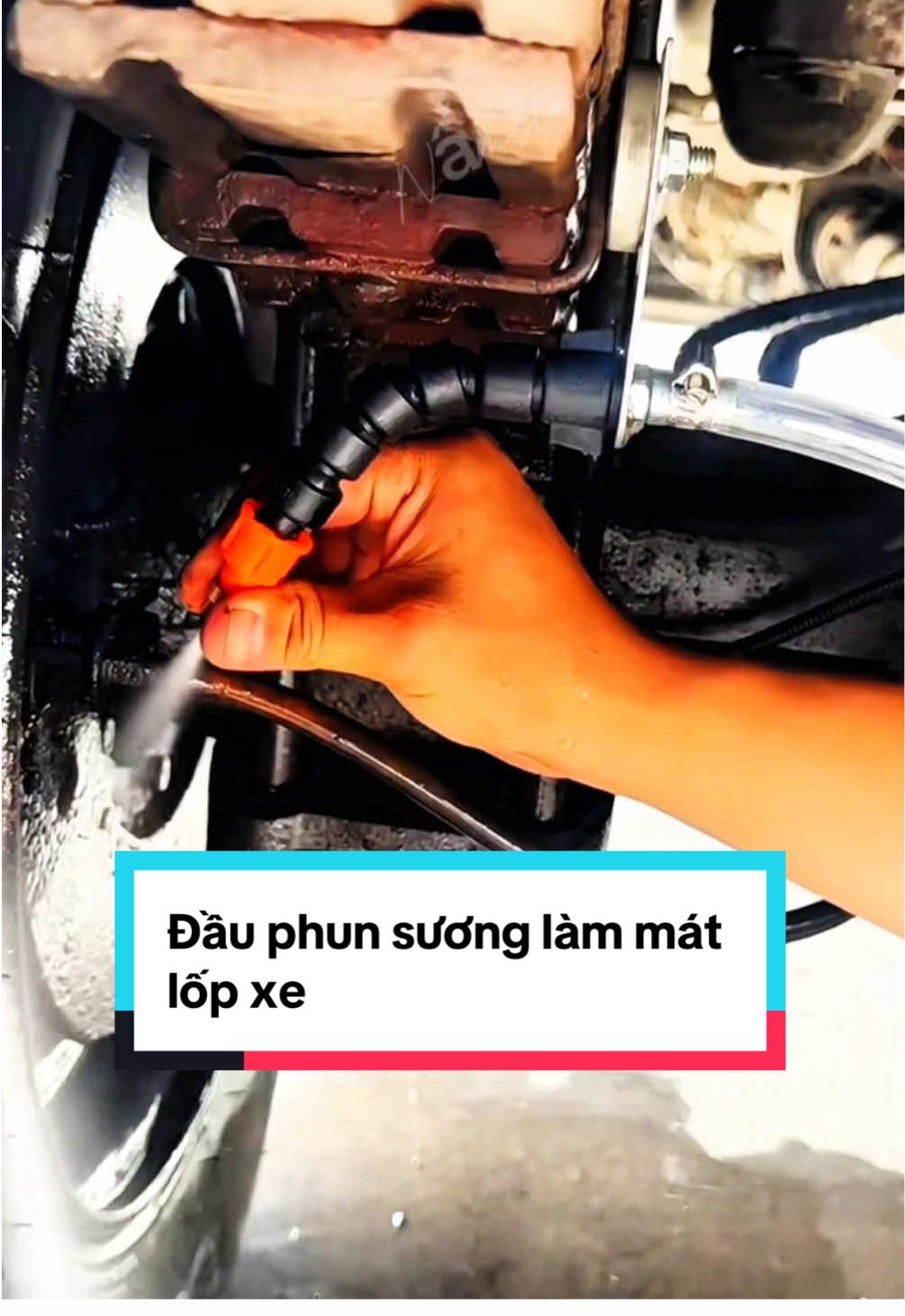 Phụ kiện đầu phun sương làm mát lốp xe, phanh xe Tiện lợi #dungcutienich #phukienxe 