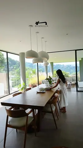 Step into elegance at Bugenvilla. A premium retreat nestled in the lash landscapes of Lembang #bugenvilla #bugenvillabandung #elegantescape #luxuryvillalembang #heatedpool