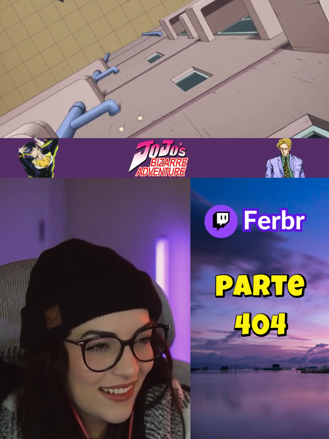 Parte 404 | Ferbr assistindo JoJo's Bizarre Adventure #animeedit #jojosbizarreadventure #animestiktok #animes #anime #ferbr