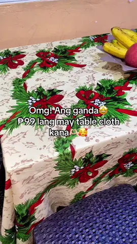 BER MONTHS NA✨🎄🫶🏻 #christmasdecor #christmas #christmastiktok #tablecloth #washabletablecover 