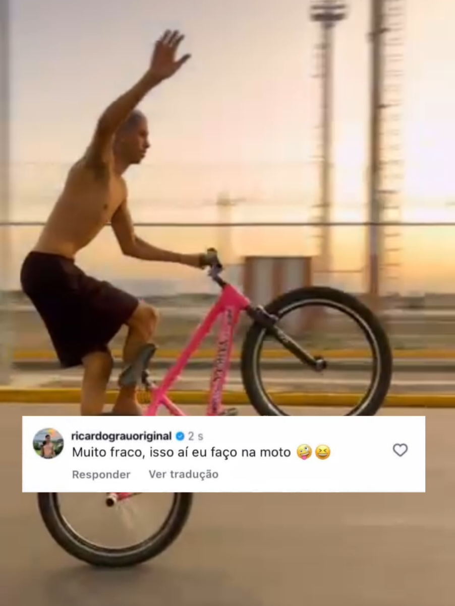 VOCÊ É FODA RICARDO MUNIZ! 🤣😳 #graudebike #viral #grau #ricardomuniz 