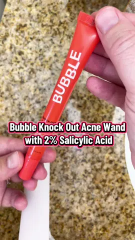 Breakouts don’t wait… and neither should you 👀 The wand that clears pimples fast! #TikTokMadeMeBuyIt #BubbleSkincare #AcneWand #SkincareTikTok #SalicylicAcid 