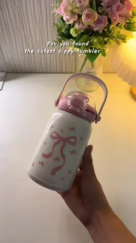 Perfect for kids or koket girly like me!🌸✨ #tumbler #pinktumbler #minitumbler #fyp 