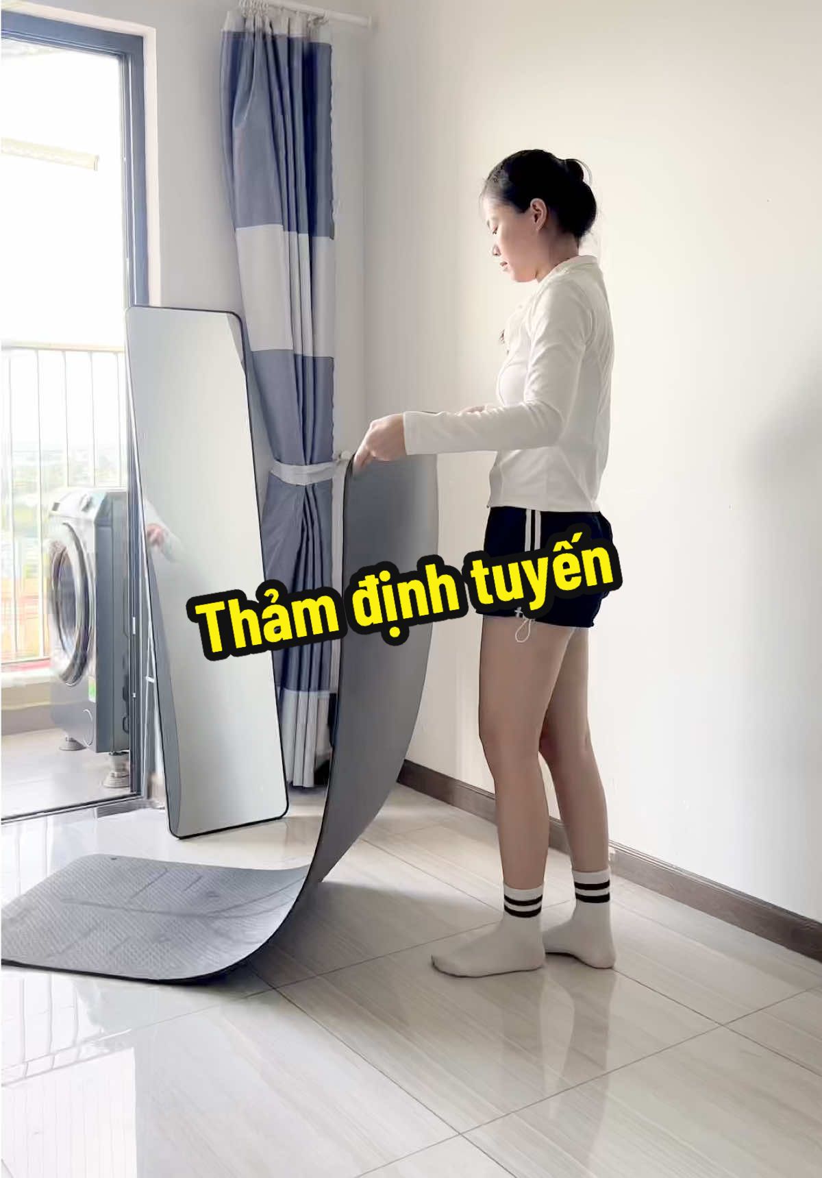Tập ở nhà hay phòng gym nên có cho mình riêng 1 chiếc thảm sạch sẽ nhé chị em #topbody #thamtapyoga #thamtapgym #taptainha #xh 