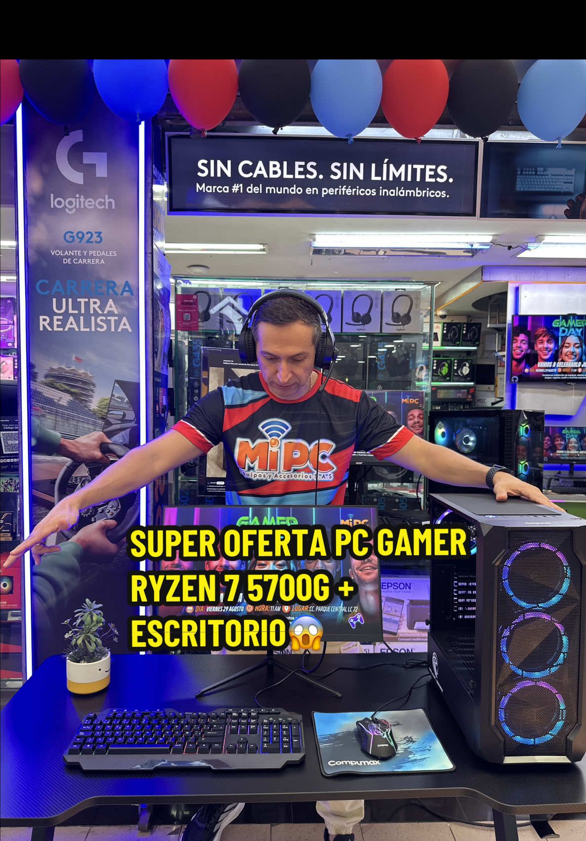 🤑$2’499.000 es el precio de este súper combo ideal para tenerlo todo!   Un súper escritorio amplio , Un PC Gamer Ryzen 7 5700G completo y potente 💥 Ideal para jugar, estudiar y trabajar sin límites. 🔥 Oferta por tiempo limitado 📩 ¡Escríbenos ya y pide el tuyo antes que se agoten! 📱WHATSAPP 3013922368  #PCGaming #PcGamer #OfertaGamer #MiPCBarranquilla #GamingSetup #PromoGamer #PCGamerColombia #GamersColombia #Ryzen75700G