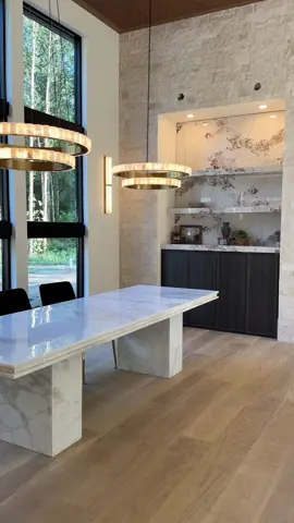 Dining room is slowly coming together ✨#foryoupage #housetour 