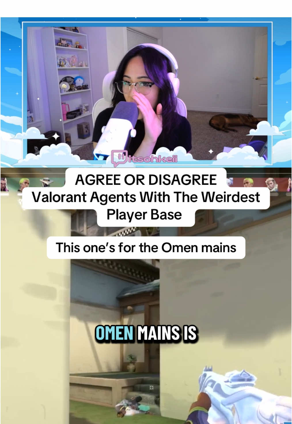How to play omen: be drunk 🤣 DISCLAIMER: not my take!!! #valorantgamer #Valorant #omen #GamerGirl 