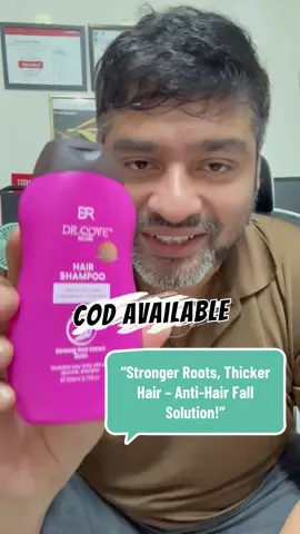 Stronger Roots, Thicker Hair – Anti-Hair Fall Solution!” Thanks to @Dr. Cove #fypage #haircareroutine #drcovereluire #malaysiantamiltiktok #haircare 