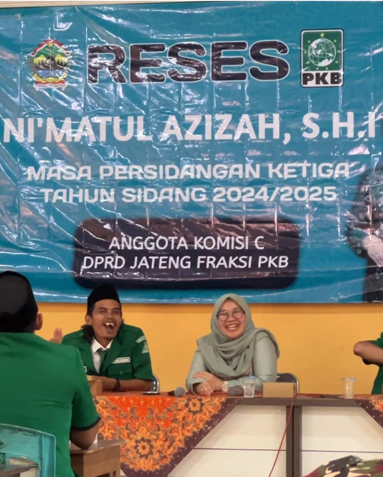 Anggota Komisi C DPRD Provinsi Jawa Tengah dari Fraksi PKB, Ni’matul Azizah bahas ketahanan pangan bersama GP Ansor Kebumen