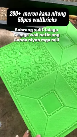 Habang napaka mura pa sulitin niyo na po ang gamda po nito sa mga wall natin. ✨❤️  #wallbricks #wallpaper #wallbrickswallpaper #50pcswallpaperbricks #trending #mustbuy #tiktokshop 