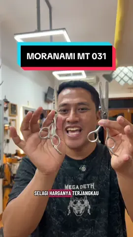 Satu set gunting rambut moranami mt 031 #moranami #guntingrambut #barber #salon #pangkasrambut 