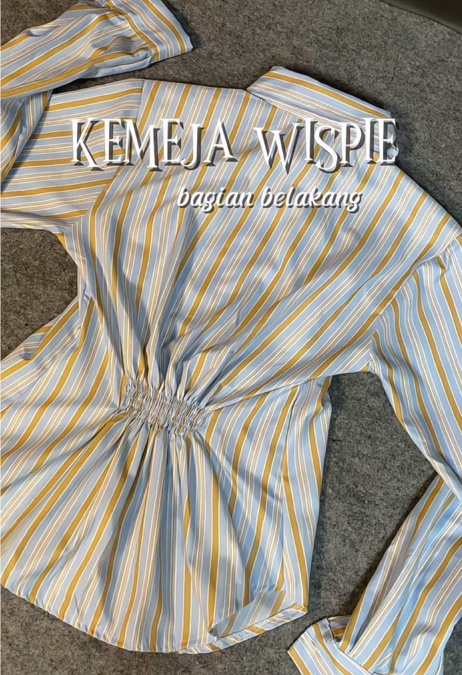 tampil elegan ga harus pake yang mahal say 🤫 #wispie #kemejawanita #fitbody #trending #keranjangkuning 