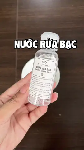 Dùng nước rửa bạc nàyy nhạy lm rửa được nhiều lần #phukienthoitrang #phukien #trangsuc #giadungtienich #tienich 