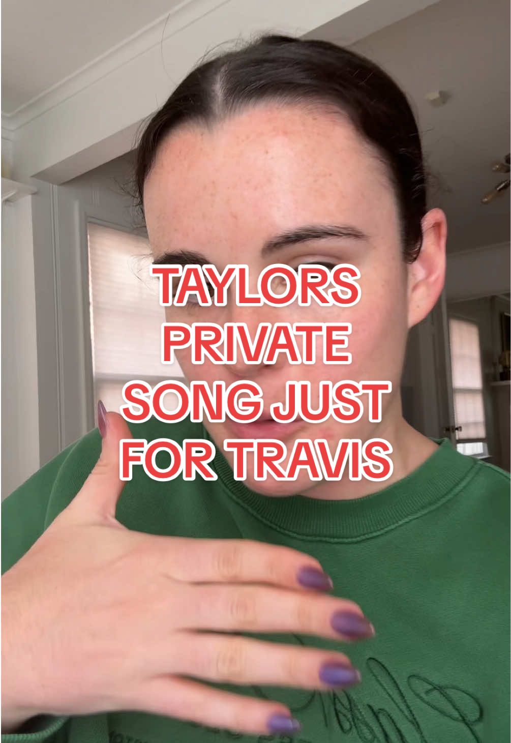 Like what a special thing to be like I’m the biggest pop star in the world but I wrote this song just for you, never to be heard by anyone else #taylorswiftandtraviskelce #tayvis #taylorandtravis #tayvisnation #swifttok 