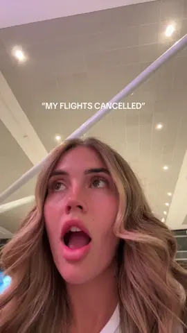 This is what I get for trying to make cute travel TikTok’s 🙃 also not a joke my flight was literally cancelled #fyp #explore #flight #cancelledflights 