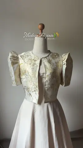 Elegant and Comfy Bolero✨ #filipiniana #modernfilipiniana #bolerotop #graduationoutfit #filipinianatop 