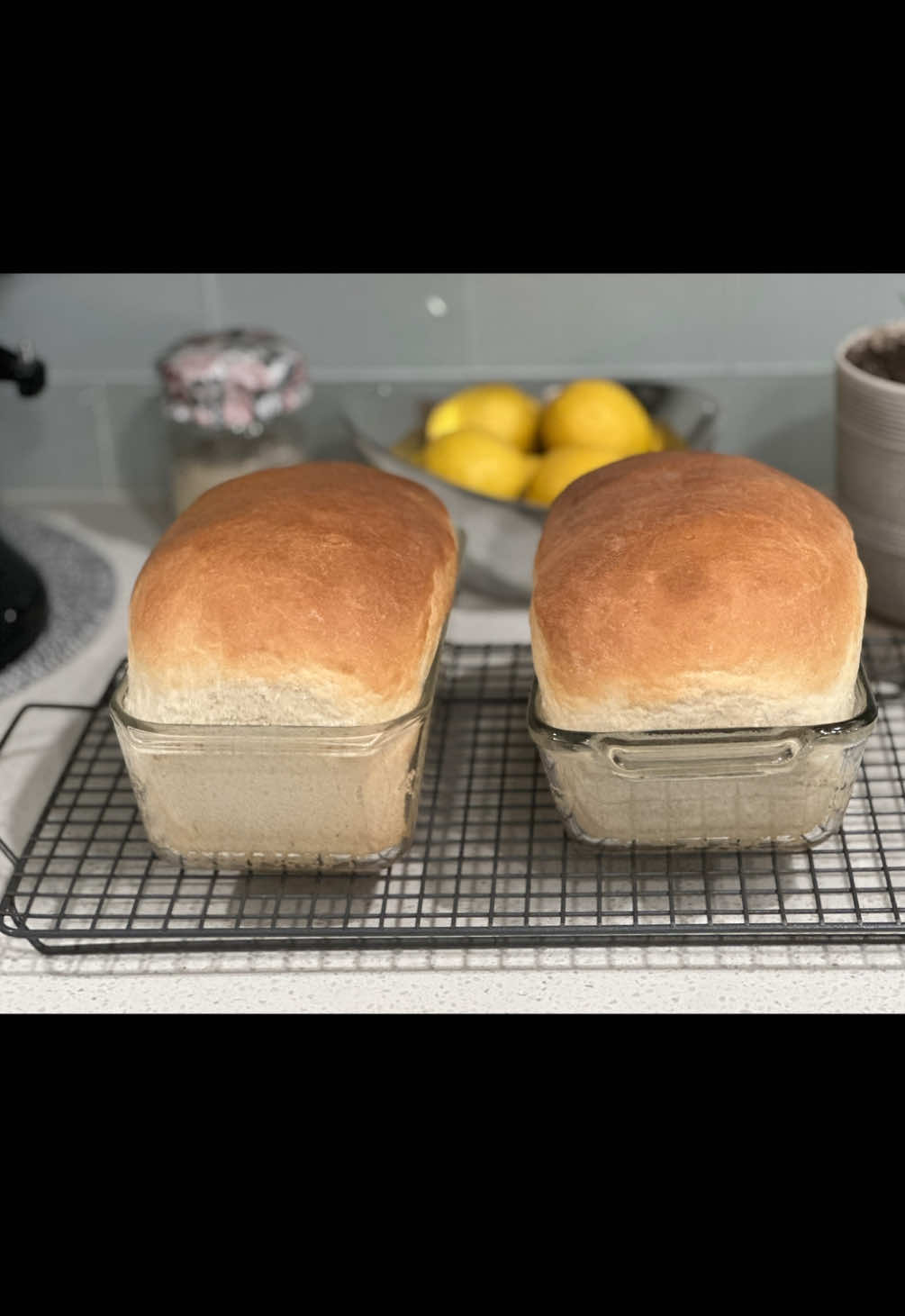 You bread-er believe I made ✌🏼 loaves today! •🖐🏼 ingredients only  • Easy to make • Tastes so much better than store bought   Also love me a good bread pun!  Fernandough has risen from the dead and is alive and well! Look out mama’s back with her sourdough! #sourdough #breadtok #homemadebread #simplerecipe 