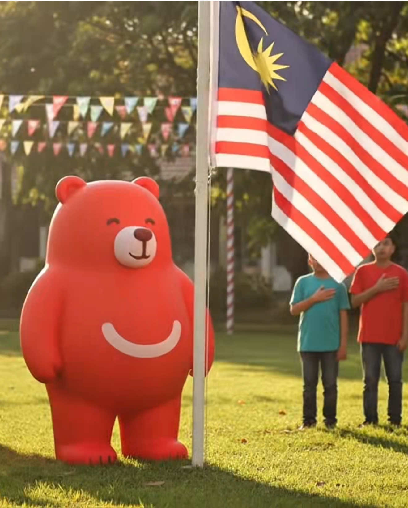Setiap detik kemerdekaan adalah tentang rakyat — diraikan, dihargai dan disantuni. 💙❤️💛 Hi Bob ingin bersama anda, menyemai senyuman melalui snek bear-licious yang menjadi kegembiraan bersama.  🌟 Selamat Hari Merdeka ke-68 dari kami di Hi Bob! #hibob #hibobmalaysia #ayamgunting #merdeka68 #merdeka