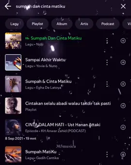 sumpah dan cinta matiku>>> #lyrics #music #spotify #sumpahdancintamatiku #fyp 