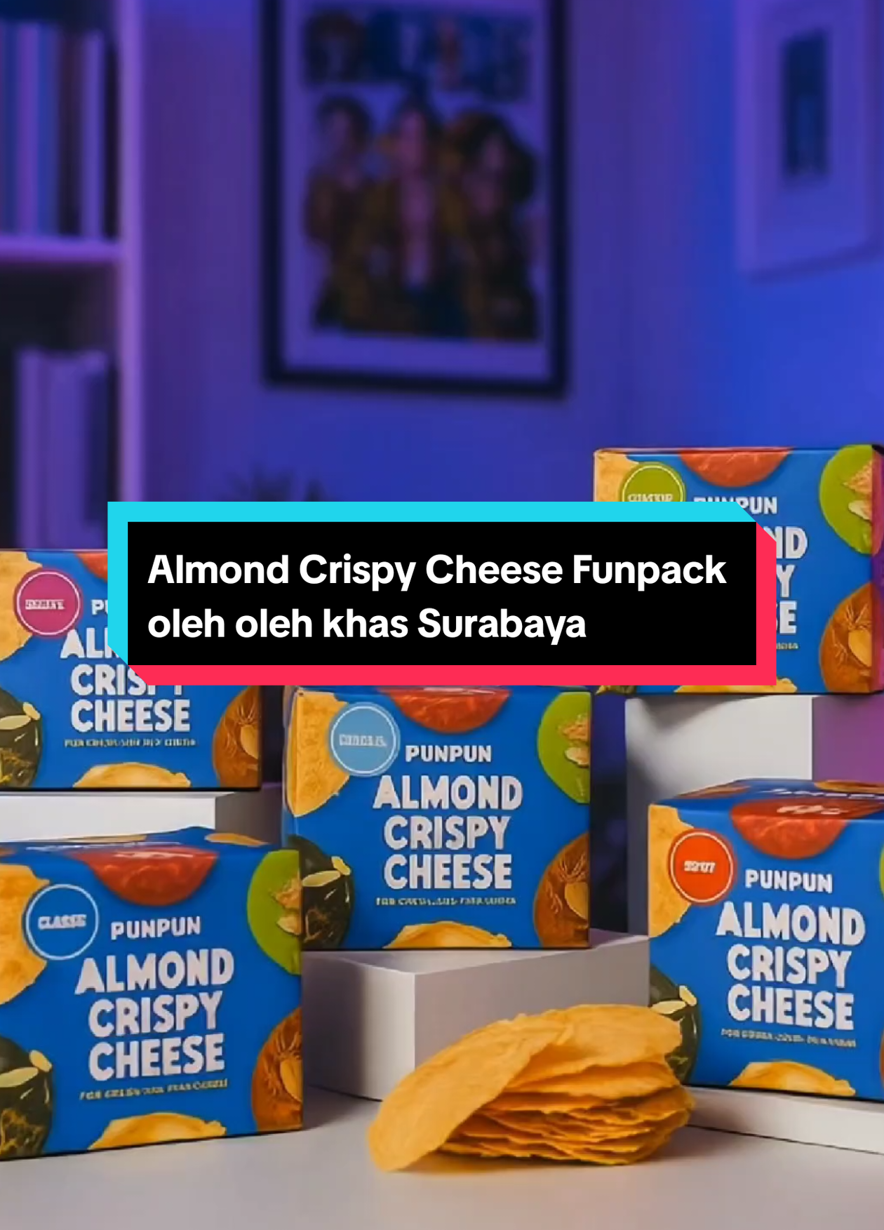 Almond Crispy Cheese Funpack  oleh oleh khas Surabaya #almondcrispy  #oleholehkhassurabaya  #oleholehsurabaya 