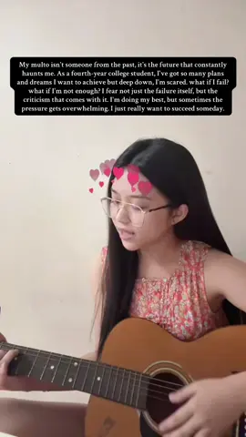 serving you this song barefaced, plus my every night thoughts of possibly failing someday🥹 #fyp #multo #songcover 