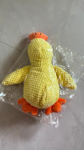 bite resistant dog toy plush companion sleeping duck teeth grinding sound relief duck sound toy teething dog toys#dog #pets #dogsoftiktok #annimalfunny #funnyvideos