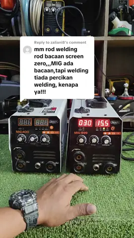 Replying to @zaliani8 Mig 3in1 gasles..sesuai untuk kerja² diy kat rumah.. tekan beg kuning utk dapatkan #mig #welding #3in1 #gasles 