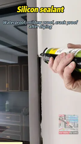 Silicone sealant, fills gaps, has a wide range of uses, is waterproof, mildew-proof and crack-proof, dries quickly and has no odor, and comes with a free silicone gun!#waterproof glue#silicon #sealant 