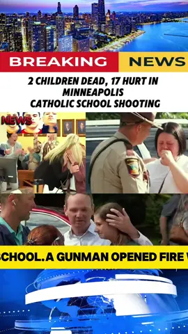 #BREAKINGNEWS: An 8-year-old and 10-year-old were shot and killed when a gunman fired shots through the windows of a #church at the #Annunciation #CatholicSchool in #Minneapolis on Wednesday morning, police said. Seventeen others, including 14 children, were injured during the #shooting during a Mass that marked the first week of school, police said. Two children are in critical condition, police said. The gunman died at the scene from a self-inflicted gunshot wound, police said. #shooting #schoolshooting #usa #minnesota #minneapolis#minneapolis #minnesota #crime #news #abcnews 