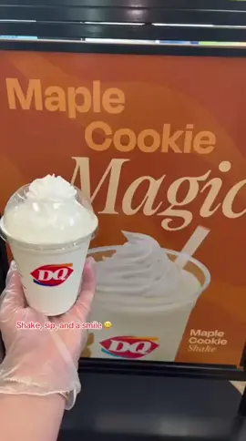 Maple madness in a shake🍁😍 Come try our new shake on the new menu item…😍😍 . . . . #dairyqueen  #sterlingheightsmi  #fyp  #new 
