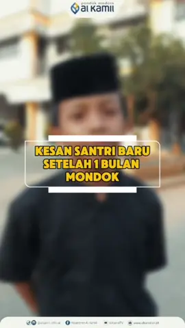 Capek iya, Kangen juga iya..  Tapi Insyaallah perjuangan kalian Allah SWT berkahi dan doa orangtua selalu mengiringi 😊 ---- Follow Us ❤️ Titok&IG : alkamil.official Facebook : Pesantren Alkamil Youtube : AlKamilTV www.alkamil.or.id #jadisantri #santribaru #kesansantribaru 