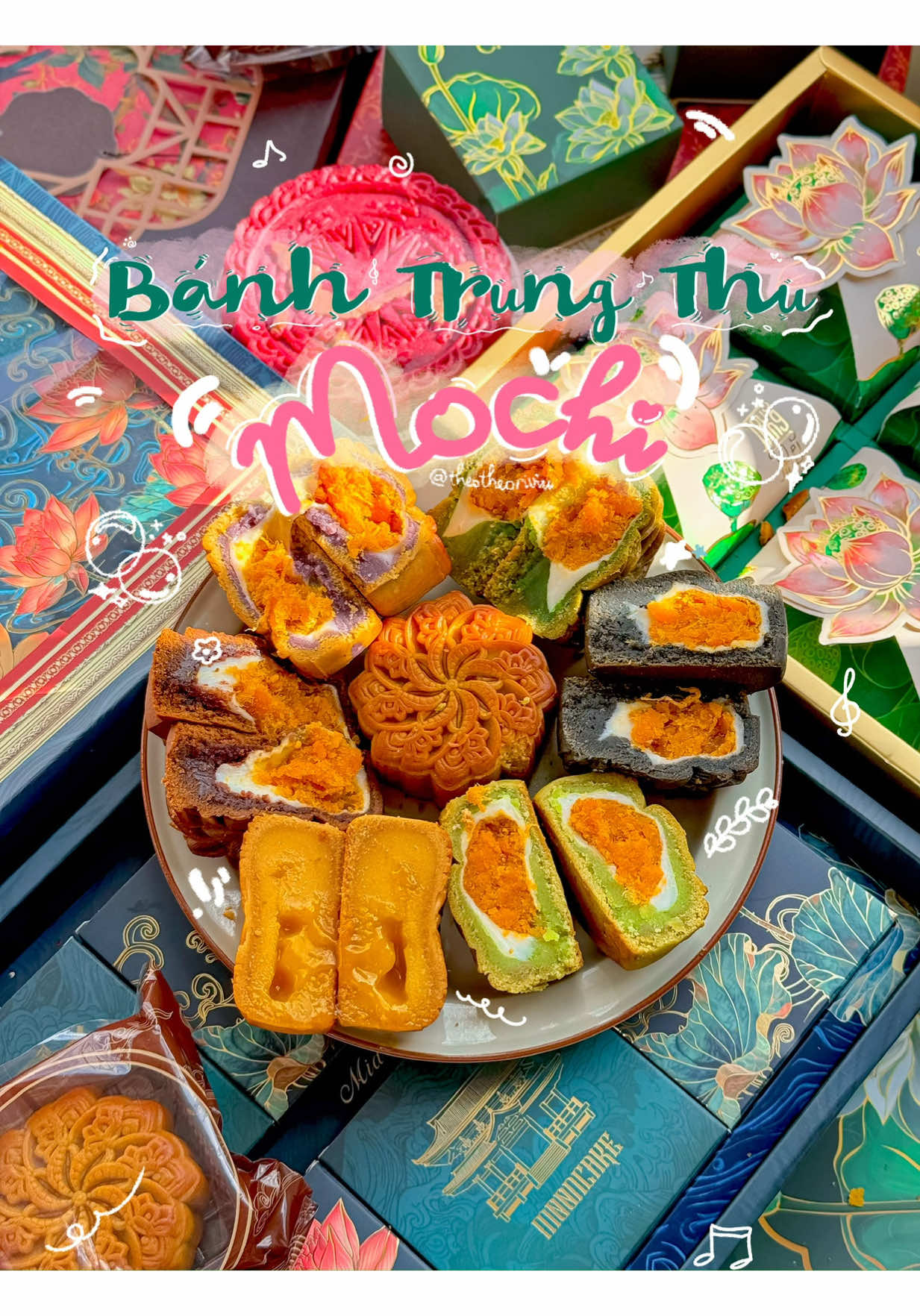 Bánh trung thu ở đây màu sắc mà ngon lắm mấy keoo ơi #FoodFestOnTikTok #theotheoriviu #reviewanngon #vtmgr #AncungTiktok 