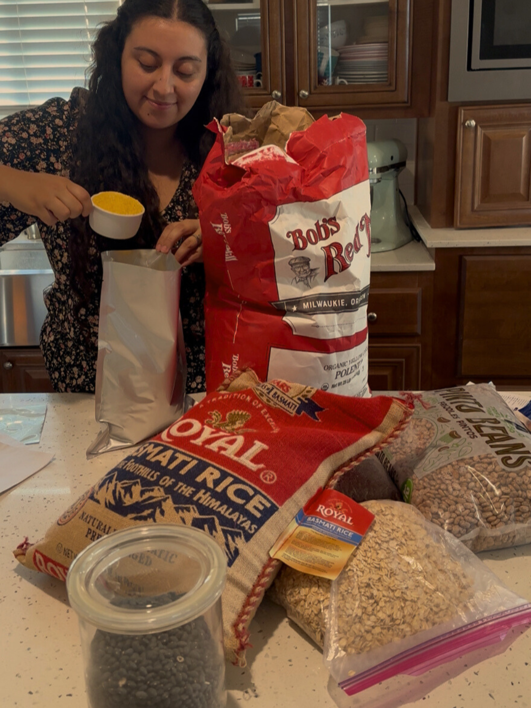 We can’t prepare for everything, but we can take simple steps to ensure our food supply stays plentiful. 🫙 @wallabygoods mylar bags give me the peace of mind that in 5, 10, or 15 years my food will be right there waiting for me, still just as fresh and nutritious. We choose one food item a month to set aside, like the cornmeal you see me bagging here in this video. 🌽 Over time our stock has really bulked up, when you buy in bulk and set a bit aside you almost don’t miss it, yet it can be a lifesaver down the road. Wallaby also makes mylar bags that fit a variety of grain barrels or smaller pouches. We personally use Wallaby Mylar bags to extend the shelf life of these everyday staples —and keep our pantry ready for anything: 🍊 Dried fruit - Up to 5-10 years 🥩 Jerky - Up to 1-2 years (if fully dehydrated and fat-free) 🌾 Whole grains - Up to 10-20 years 🍚 White rice - Up to 25-30 years 🌱 Flax seeds — Up to 4 years (whole, not ground) 🥖 Dehydrated sourdough starter - Up to 10+ years When stored with oxygen absorbers in a cool, dark place, these foods stay fresh far longer than you’d expect. One simple step = decades of peace of mind. 😌 @honey_im_homesteading #foodstorage#prepper#preppertok#wallaby#homestead#homesteading