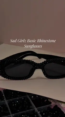 Should I add “Sad Girlz” on the lens? I’m Indecisive😔 is this a helpful tutorial? #fypシ #parati #juniorh #sadgirlz #rhinestoneglasses 