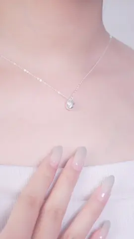 D0394 – Dây chuyền bạc dáng xích treo charm giọt nước. Mix cùng blazer basic sang xịn như gái Hàn💖 #daychuyenbactlee #lactaybactlee #trangsuc #khuyentaibactlee #tleejewelry 