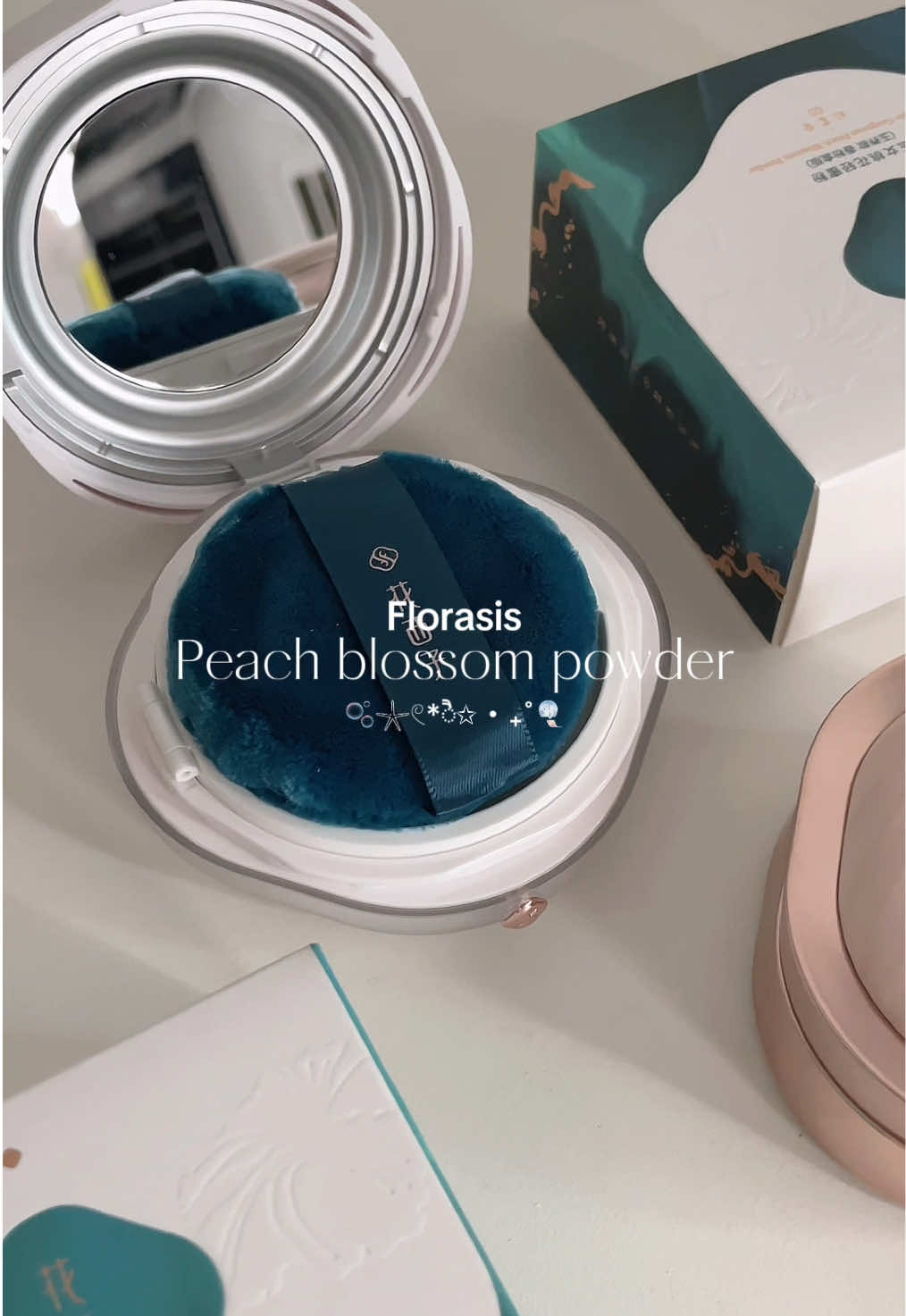 Phấn phủ mà xinh như viên ngọc vậy ☁️ @Florasis Hoa Tây Tử #Hoataytu #Florasis #peachblossompowder #reviewlamdep #beauty 