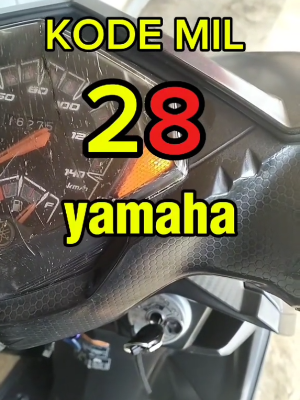 engine check nyala terus. perhatikan kode mil / kedipan pada speedometer . setiap kedipan ada artinya ya! kali ini kedipan untuk sensor EOT (engine oil temperatur) atau sensor panas  letaknya di head mesin pada motor kalian #tutorial #otomotif #ecu #kodemil #sensoreot #mio 