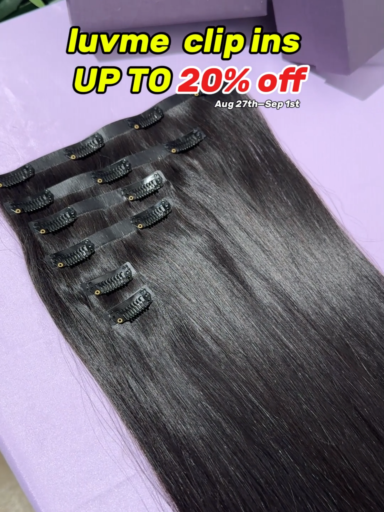 #fyp #clipins #invisibleclipins #luvme #humanhair #hairextensions #luvmehair #naturalhair