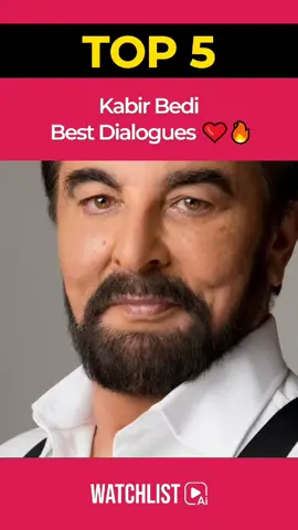 Top 5 Kabir Bedi Best Dialogues 😈 #dialogues #kabirbedi 