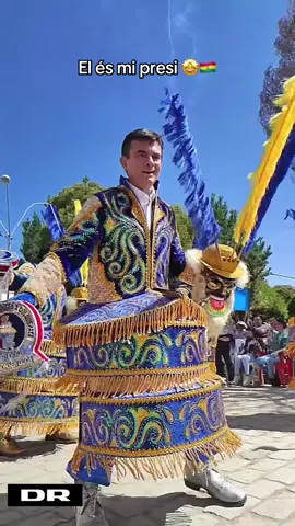 Mi presi defiende la cultura #bolivia #bolivia🇧🇴 #rodrigopaz #morenada 