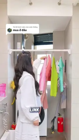 Trả lời @Lượn thắng Thanh treo gắn tường không cần khoan đục. #dogiadungtienich #giadungthongminh #thanhtreokhongcankhoantuong 