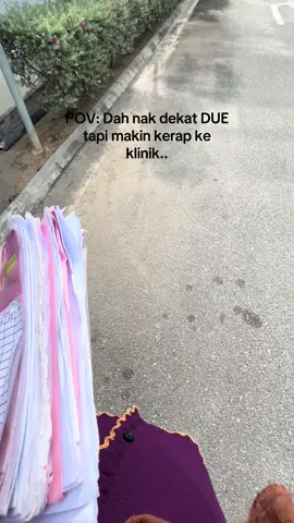 dah makin due makin kerap kena pergi klinik.. #twinmcda #34weekspregnant 