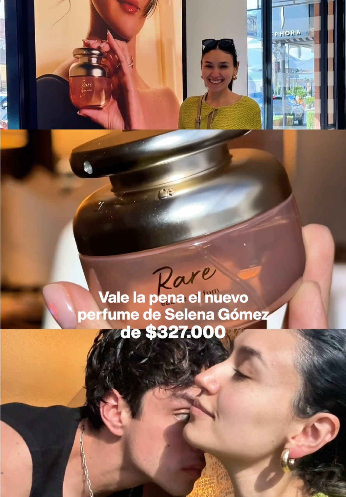 Probando el nuevo perfume de @selenagomez @rarebeauty 😍💕 Mi descripción para su aroma es: Elegante, sofisticado, poderoso y un toque dulce 🤯🤍  #rarebeauty❤️ #rarebeautybyselenagomez #rarebeautyperfume 